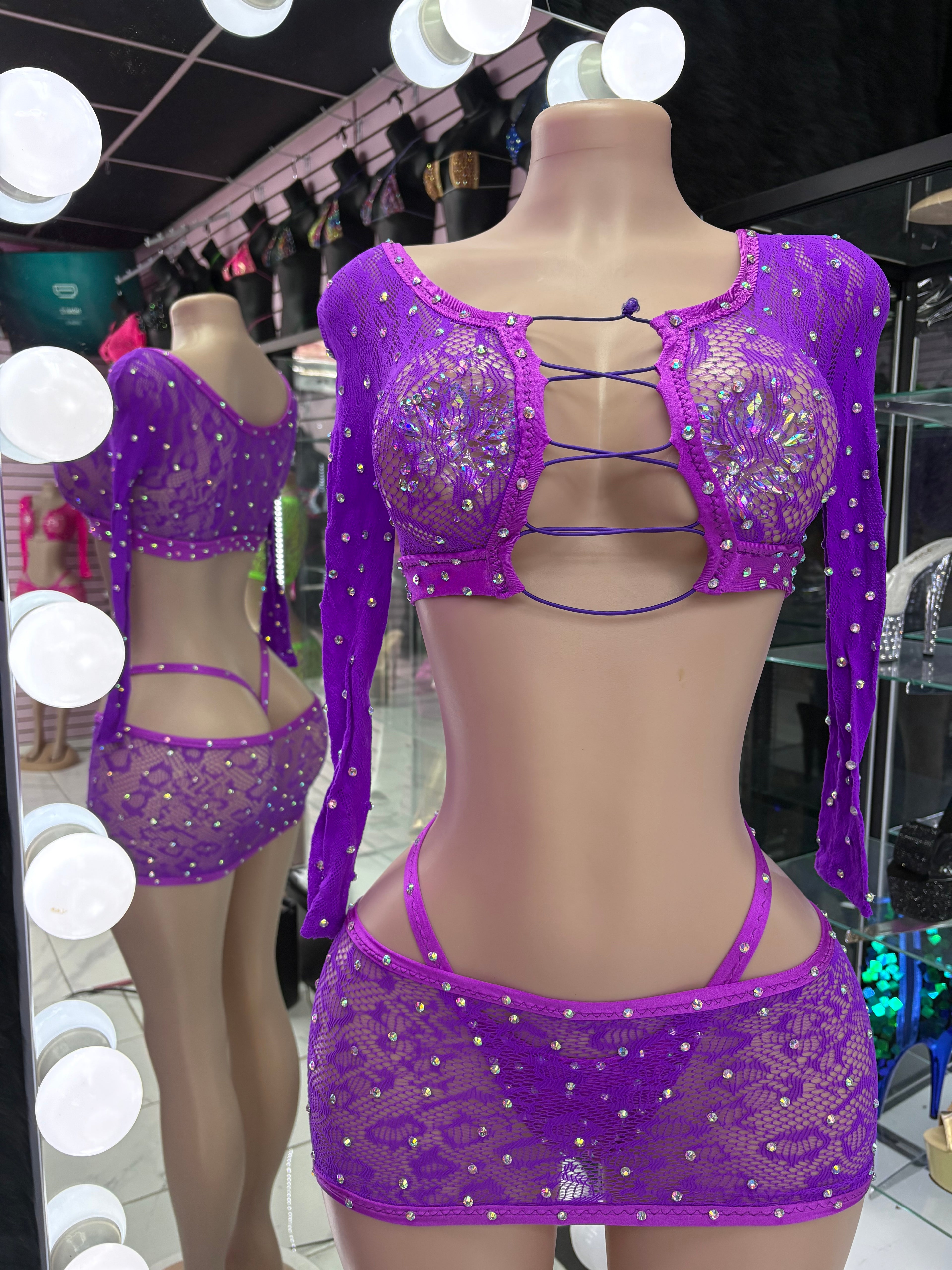 Hot Girl Motion Set-Purple