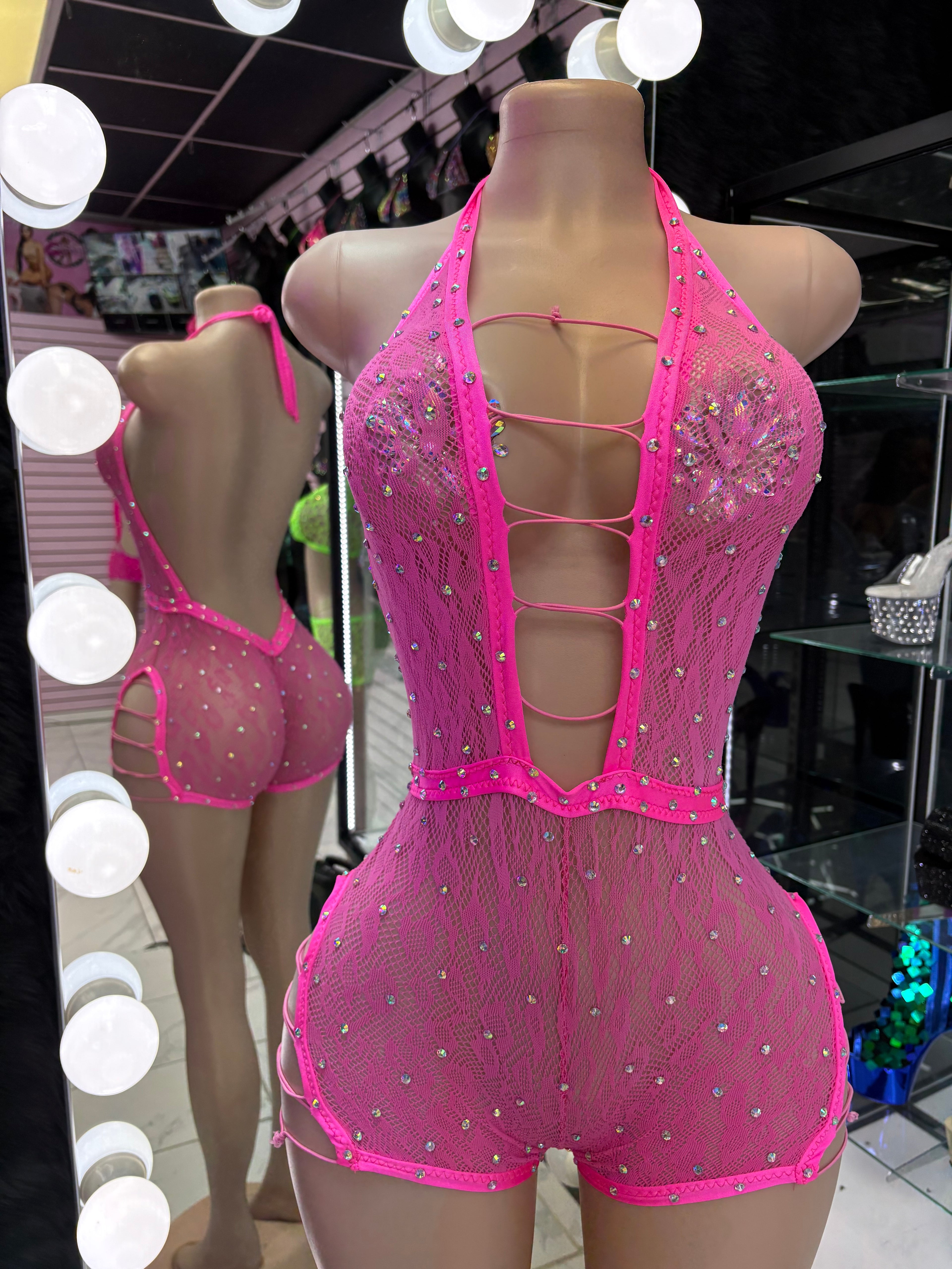 Pink Venom Romper