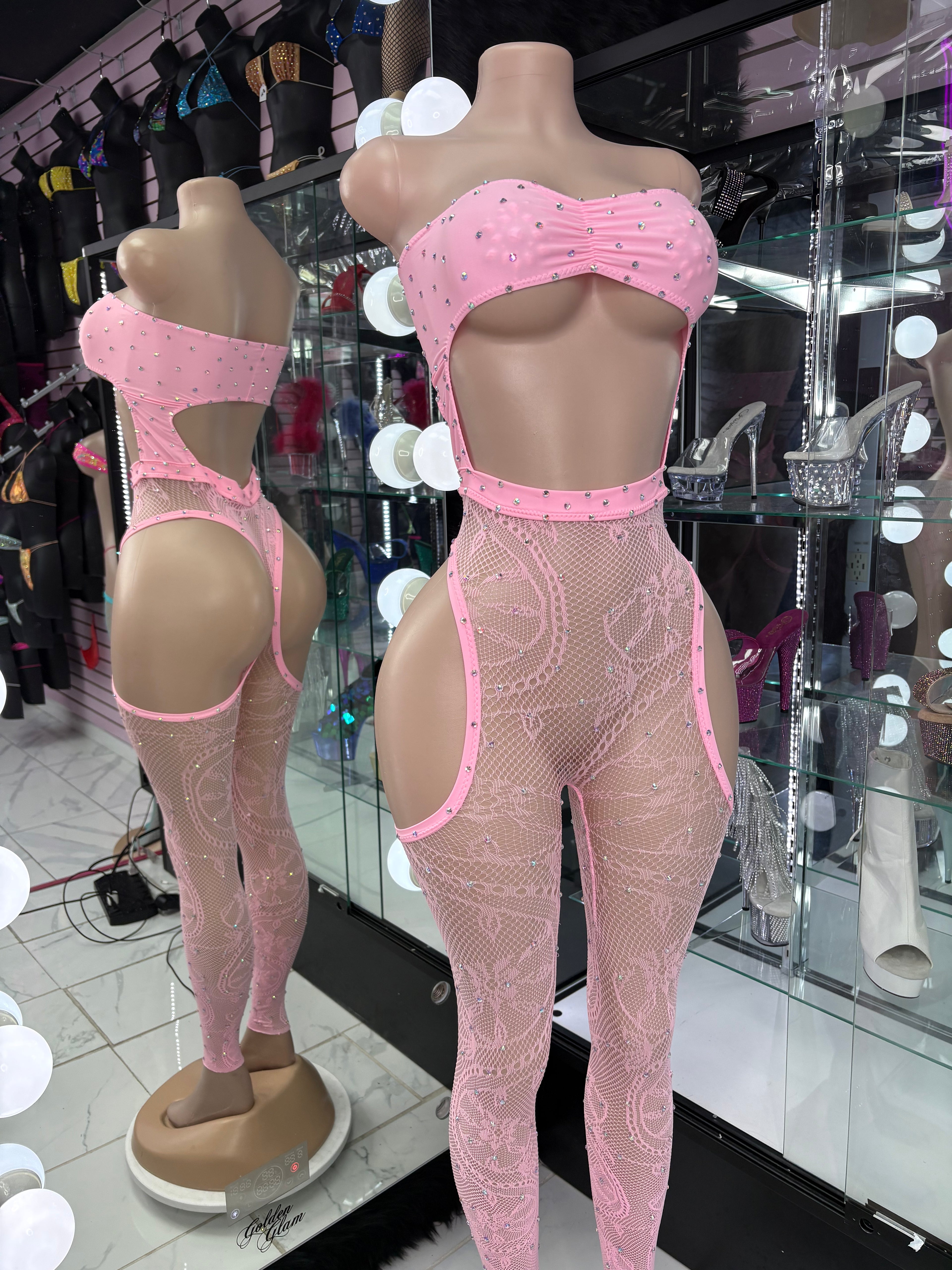 Pink Billionaire Catsuit
